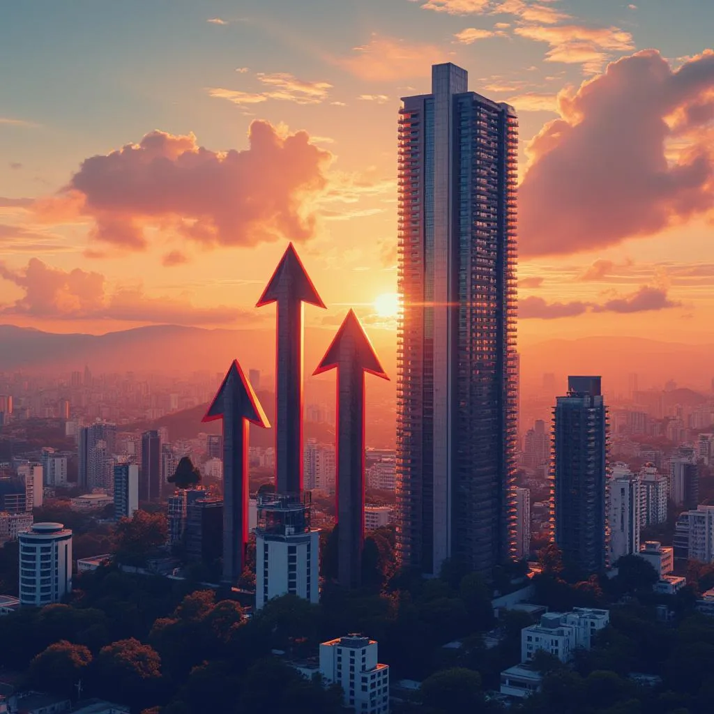 Skyline de Bogotá Simbolizando Crecimiento