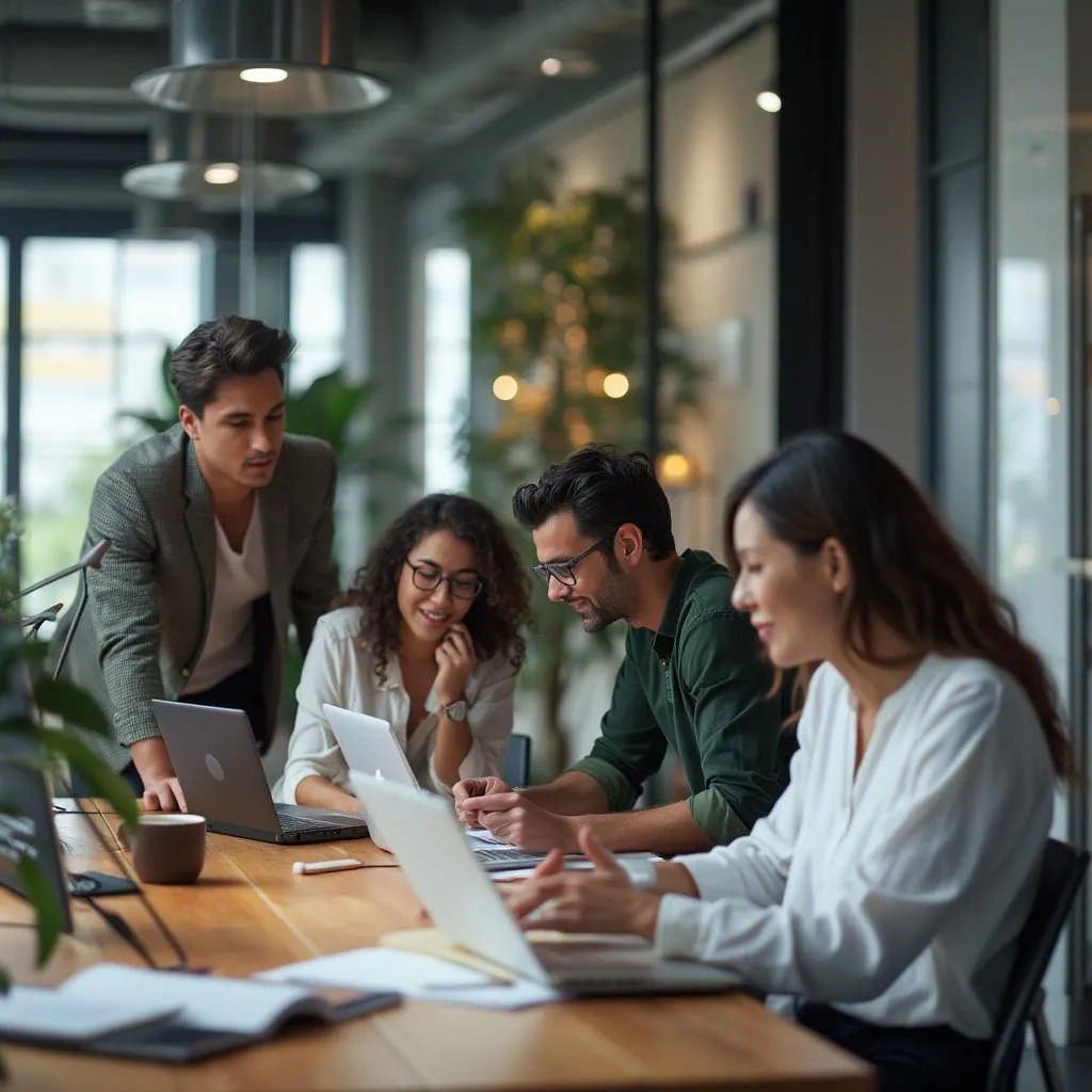 Equipo de FinanCol Colaborando